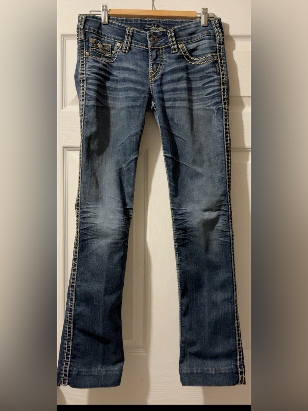 Silver Jeans McKenzie Slim Bootcut Jeans – W29/L31 – Low Rise - Picture 5 of 6
